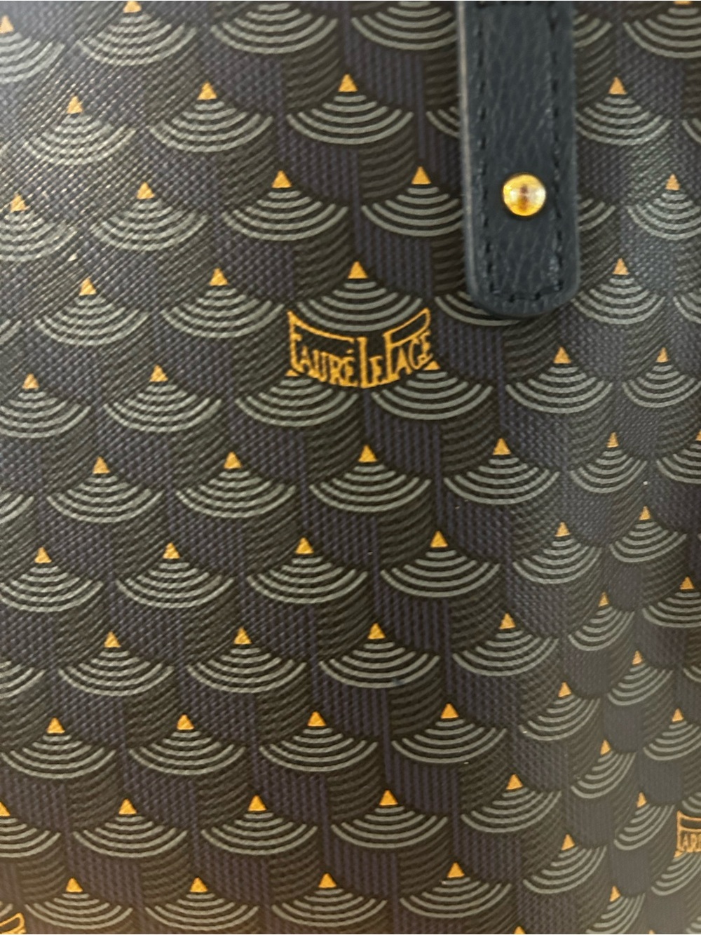 Fauré Le Page Tote with Gold-Tone Accents - Picture 11 of 13